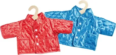 Produktbild von Puppen-Steppjacke, klein, 1 Stück, sortierte Ware, Gr. 28-35 cm