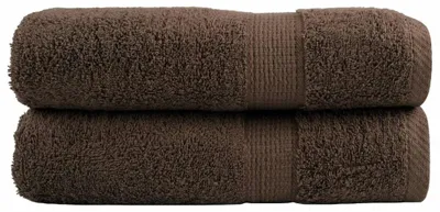 Immagine prodotto di Asciugamani vidaXL Premium SOLUND, 2 pezzi, marroni, 50x100 cm, 600 g/m²