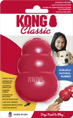 Produktbild von KONG Classic, Hund, Rot, Gummi, Kauend, Abholen, Vereinigte Staaten