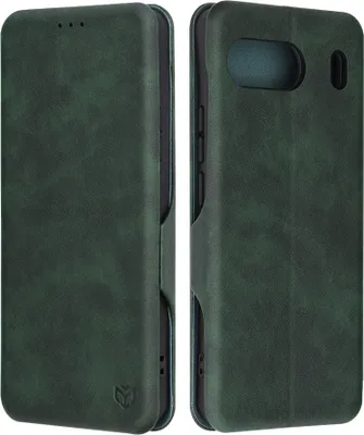 Produktbild von Techsuit Safe+ Book Wallet Klapphülle für OnePlus Nord 4 - Dunkelgrün