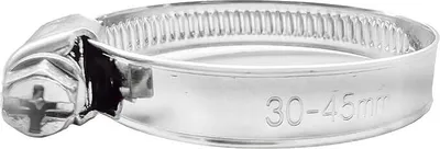 Obrázek produktu pro Hadicová svorka W2 30-45 mm, nerezová ocel W2, hadicové svorky Hadicové svorky Trubkové svorky Sada svorek 6x