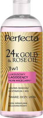 Produktbild von Perfecta 24K Gold & Rosenöl Luxus Beruhigende Mizellenlösung 400 ml