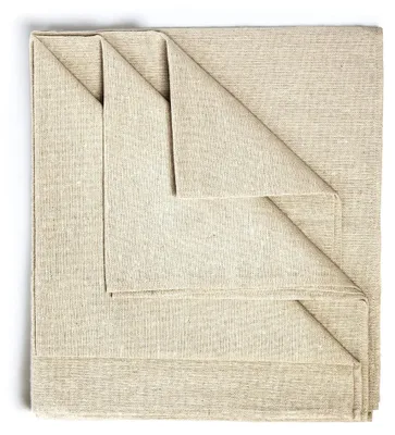 Bäckerleinen-Set, 2 Stück, 120 x 70 cm, Hanf, natur, für Brot und Teig