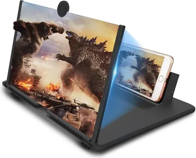 Produktbild von Famanu Vergrößerungsglas für Smartphones 16 Zoll - Faltbares HD Display für Filme und Videos