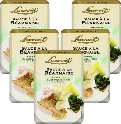 Produktbild von Lacroix Sauce Bernaise feine Sauce zu Fleisch und Fisch 150ml 5er Pack