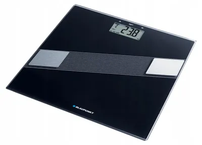 Produktbild von Blaupunkt Bsm411 Badezimmerwaage mit Gewebemessung, 150 kg, 12 Profile