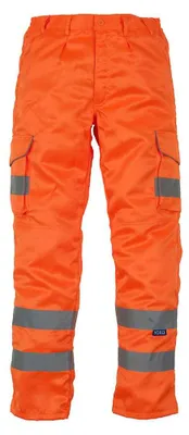 Immagine prodotto di Yoko - Pantaloni cargo da uomo LT6200 (28R) (arancione alta visibilità)
