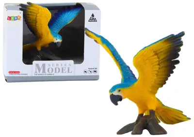 Image de Ararauna Figurine Perroquet Ara 7 Cm Bleu Et Jaune