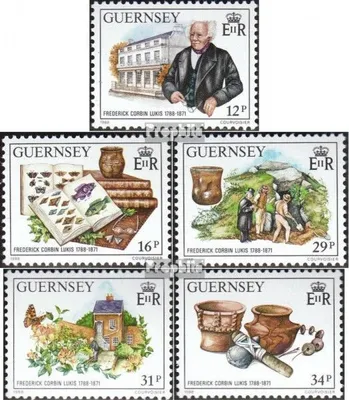 Produktbild von Briefmarken GB - Guernsey 1988 Mi 421-425 (kompl.Ausg.) postfrisch Lukis
