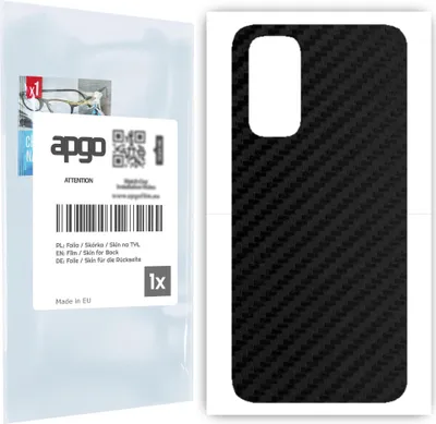 Produktbild von apgo Rückseite Schutzfolie für Xiaomi Redmi Note 11 -  Hinten Schutzfolie Carbon, Rückseite Folie schützt vor Kratzern und Fingerabdrücken