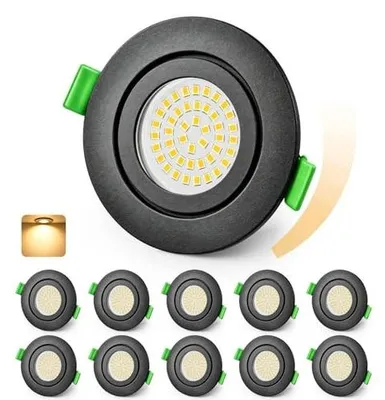 Zdjęcie produktu dla Reflektor LED do zabudowy 5W ściemniana IP65 oświetlenie sufitowe