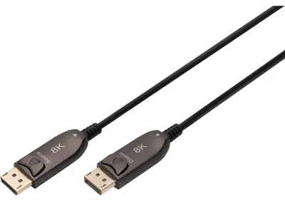 Obrázek produktu pro Digitus AK-340107-200-S, 20 m, DisplayPort, DisplayPort, Samec, Samec, 7680 x 4320 px