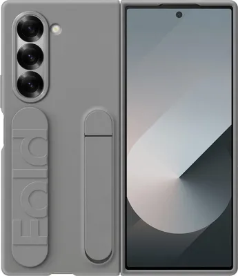 Zdjęcie produktu dla Etui Samsung Galaxy Z Fold6 Standing z paskiem szary