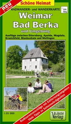 Produktbild von Weimar, Bad Berka und Umgebung 1 : 35 000. Radwander-und Wanderkarte