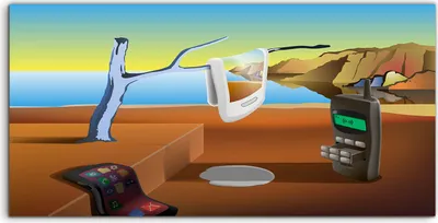 Produktbild von Coloray Spritzschutz aus Glas 100x50  Wandkunst Küchenrückwand Surreale Landschaft Abstrakt