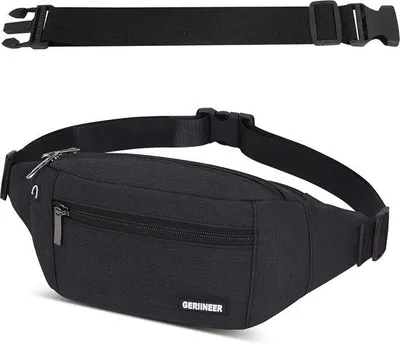Produktbild von Famanu Bumbag Wasserfest - Verstellbare Heuptasche mit Riemen und Kopfhörerausgang