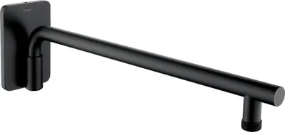 Obrázok produktu pre Nástenné sprchové rameno, pohyblivé - 400 mm Nero