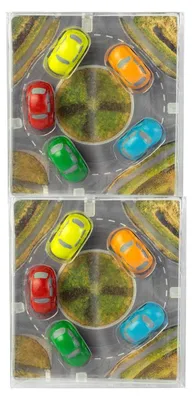 Produktbild von Set aus 10 Dekorativen Magneten im Verkehrsdesign