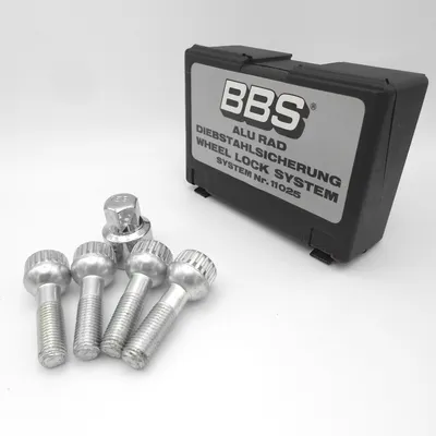 Produktbild von Felgenschlösser M12x1,5 40mm Kugelbund R12 SW17 Radschloss für Mercedes-Benz 124 190 201 A 168 C 202 C 203 CLC 203 CLK 208 CLK 209 E 210 SL