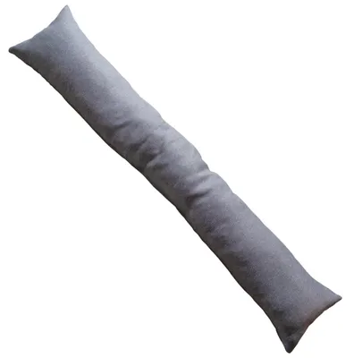 Produktbild von Sunlusso Tür-Zugluftstopper Silber, 97 x 15 cm – Stoff-Türrolle gegen Kälte und Zugluft, waschbar