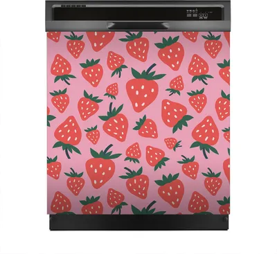 Produktbild von Magnete Dekorative 60x60 cm Küche Magnetmatte Spülmaschine - Erdbeeren Früchte