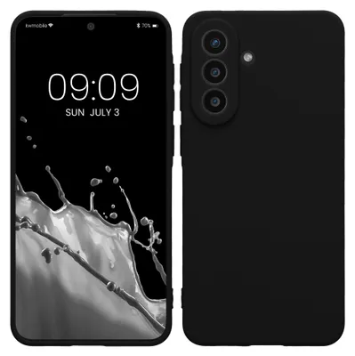 Produktbild von kwmobile Handyhülle für Samsung Galaxy A57 5G Hülle - weiches Handy Silikon Case - Schutzhülle Cover - Schwarz