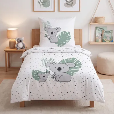 Produktbild von Bettwäsche Biber/Flanell Koala 135x200 + 80x80 cm