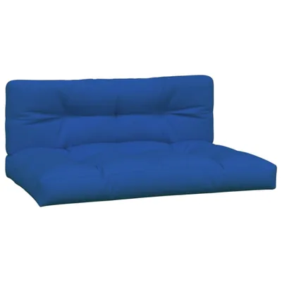 Obrázok produktu pre vidaXL Vankúš na paletu 2 ks. Kráľovská modrá tkanina
