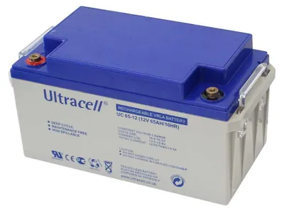 Produktbild von Ultracell UC65-12 12V 65Ah zyklenfest Bleiakku AGM Blei Gel Akku