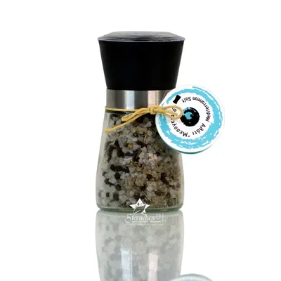 Produktbild von ELLIE 14810 Mediterrane Salzmischung in Mühle 165g, Kreta