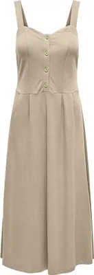Image de Only Jany Robe longue sans manches Beige L Femme Beige L