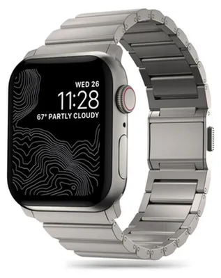 Zdjęcie produktu dla Tech-Protect Steelband Apple Watch 6 / 7 / 8 / 9 / 10 / Se / Ultra 1 / 2 (44 / 45 / 46 / 49 Mm) Titanium