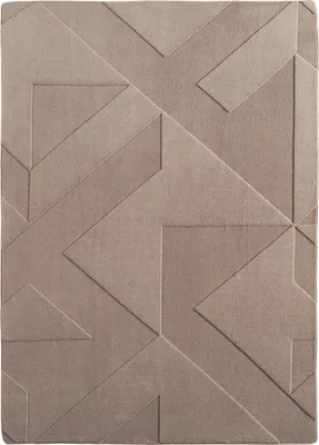 Produktbild von Teppium Boho Teppich Skandinavischer Kurzflor mit 3D Effekt, Waschbar Teppich für Wohnzimmer, Grösse: 160x230 cm