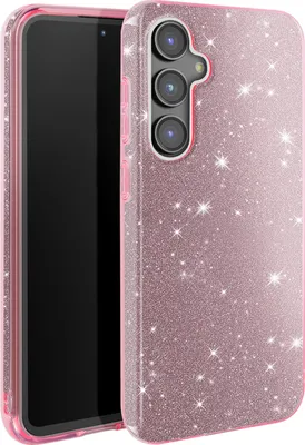 Immagine prodotto di Avizar, Custodia in silicone scintillante per Samsung S23 FE - ultrasottile e antiurto, rosa