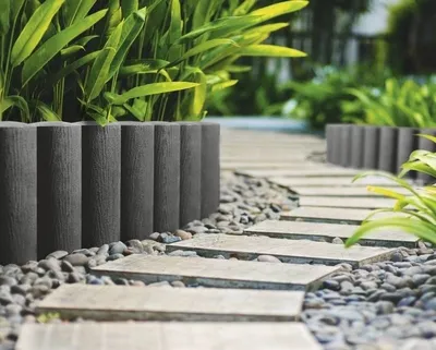 Immagine prodotto di Cellfast Palisade Standard antracite 25,5 cm x 2,3 m