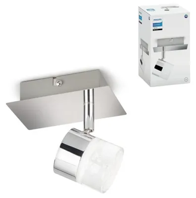 Obrázok produktu pre Philips myLiving 5014611P1, Bodové osvetlenie železnice, Žiarovky bez možnosti výmeny, 1 žiaroviek, LED, 5 W, Chróm