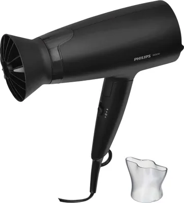 Obrázek produktu pro Philips 3000 series Series 3000 BHD308/10 Fén, DC, Černá, Závěsné oko, 1,8 m, 1600 W, 220 - 240 V
