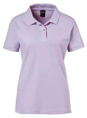 Produktbild von Damen Poloshirt, flieder, Größe 4XL : 4XL : flieder : 100% Baumwolle