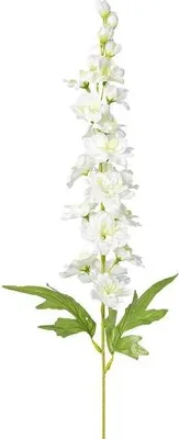 Produktbild von artplants.de Künstliche Blume Rittersporn VALENRA, weiß, 85cm - Kunstblume