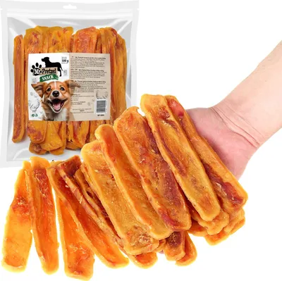 Produktbild von Delikatesse, Snack für Hunde Getrocknete Hähnchenstreifen (92%) Mr. Pretzel 500g