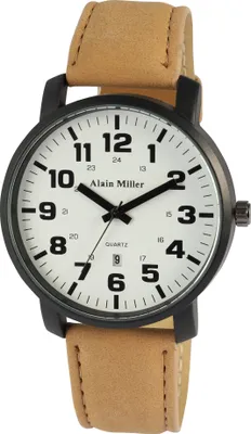 Produktbild von Alain Miller Herrenuhr mit Kunstlederionsband