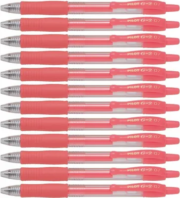 Produktbild von Pilot G2-07 Gelschreiber Neonrot - 12er-Set