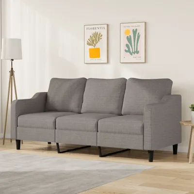 Immagine prodotto di Divano Maison Exclusive, color taupe, 3 posti, 180 cm, rivestito in tessuto