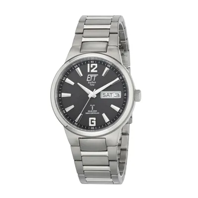 Obrázok produktu pre Eco Tech Time Solar Drive Funk Everest II Titan Herrenuhr - EGT-11321-21M
