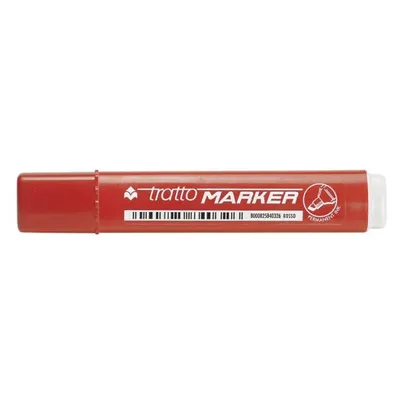 Produktbild von Tratto Marker Permanent-Marker Rundspitze Rot 12 Stück(e)