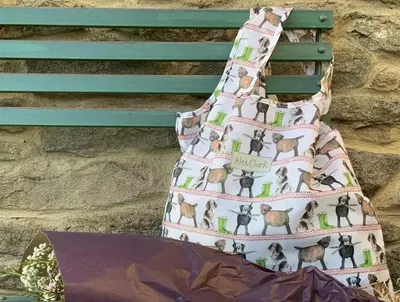 Image de Sac à provisions réutilisable Chiens de campagne 455 x 408 mm