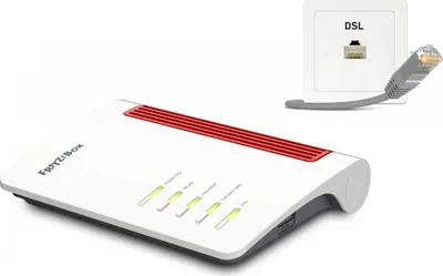 Produktbild von AVM FRITZ!Box 7530 AX WI-FI 6 DSL-Router (DSL/VDSL,1.800 MBit/s (5GHz)&600 MBit/s (2,4 GHz),bis zu 300 MBit/s mit VDSL-Supervectoring 35b,WLAN Mesh)