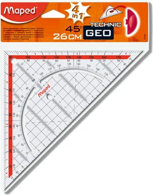 Zdjęcie produktu dla Maped 028700 GeometriedreieckTechnic Hypotenuse: 260 mm
