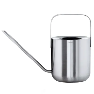 Produktbild von Blomus Planto Gießkanne, Giesskanne, Blumenkanne, Wasserkanne, Edelstahl, 1 L, 65405