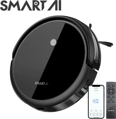 Produktbild von G50 Saugroboter Robot Staubsauger Alexa (Deutsch) 2 In 1 Nass Wischen+Staubsaugen 2600mAH Fallschutz beutellos